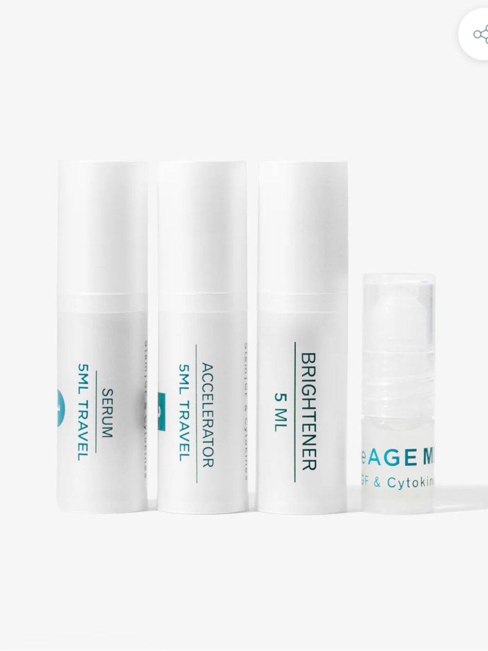 ANTEAGE MD Brightening Aftercare/ Travel Size trial kit